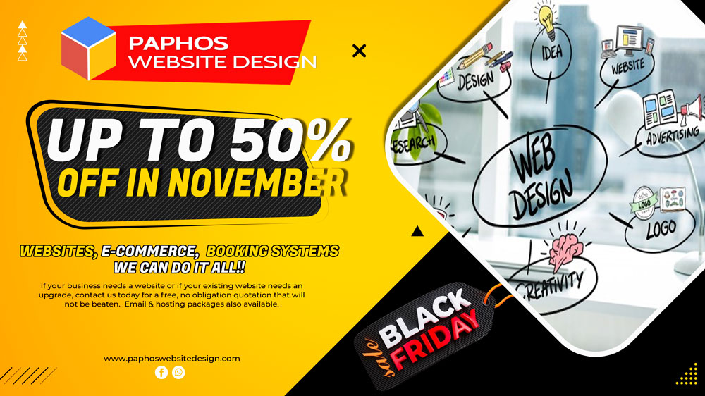 Website Design Cyprus – 50% OFF in Nov 2024